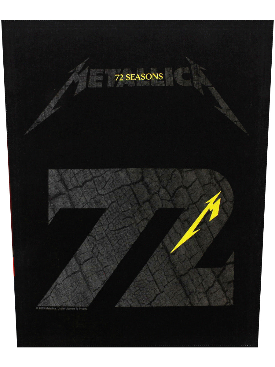 Metallica Charred M72 Black Back Patch