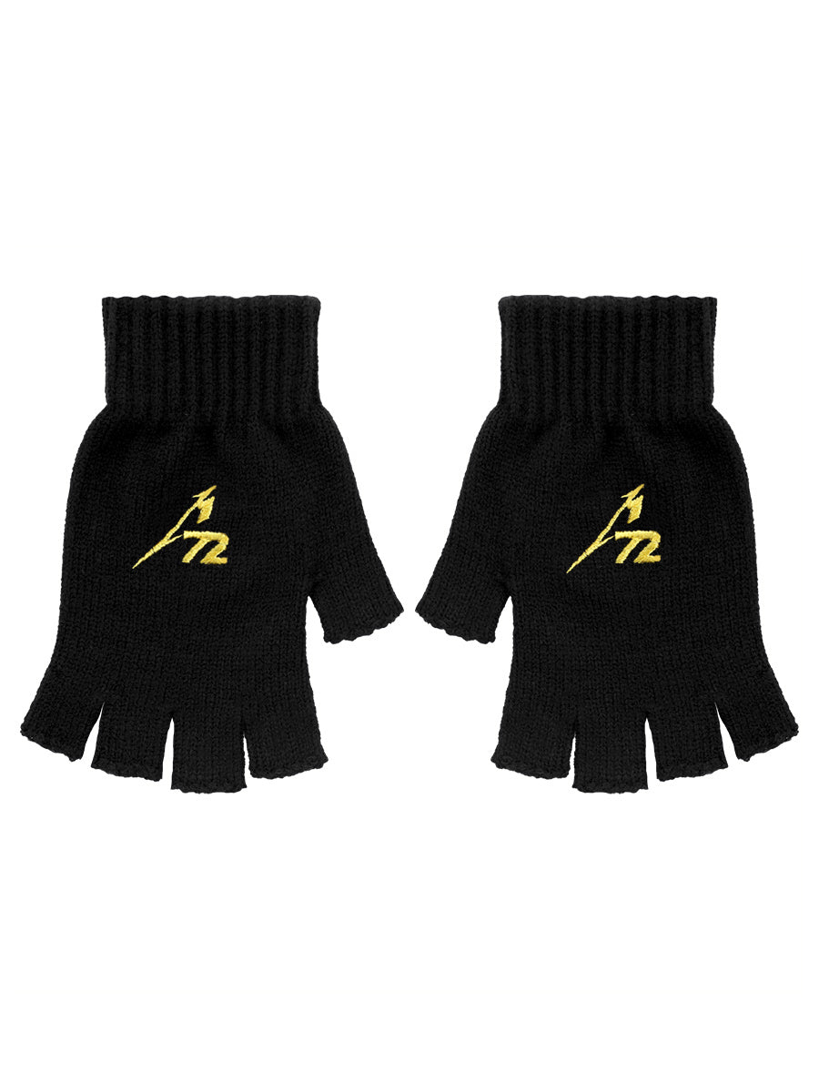 Metallica M72 Black Fingerless Gloves