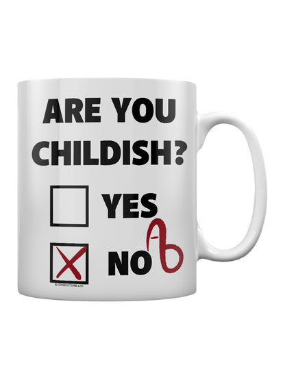 Are You Childish? Nob Mug