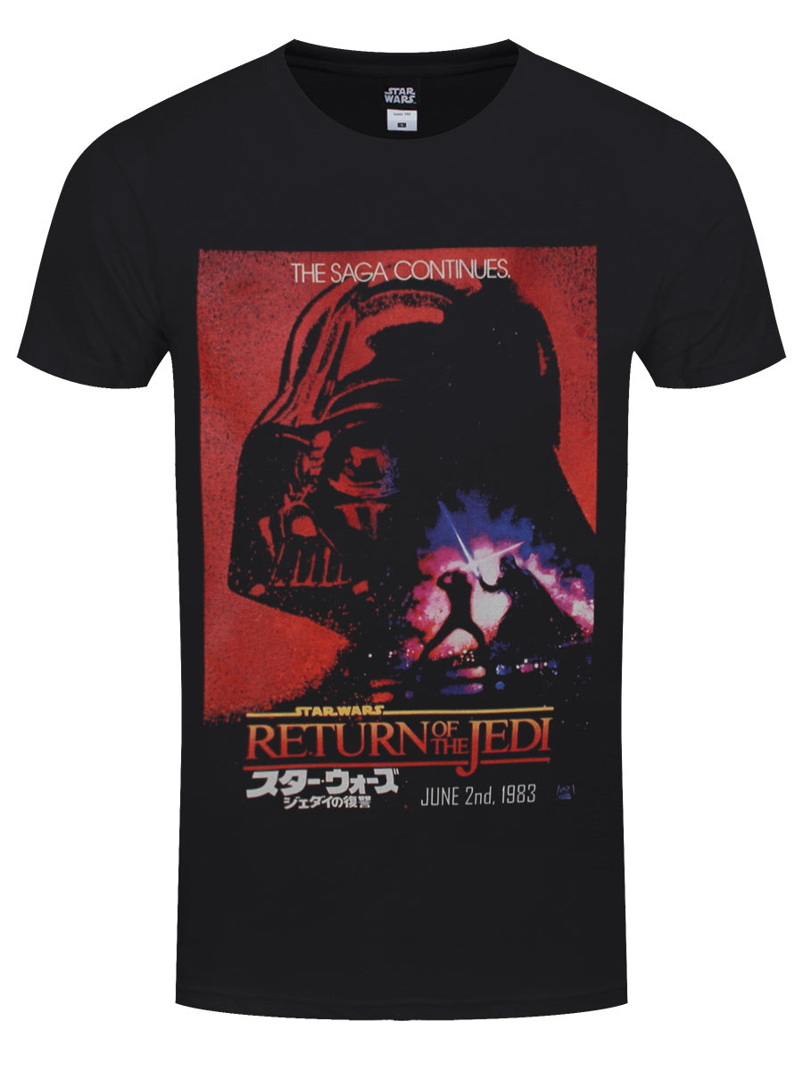 Star Wars Vader Poster Men's Black T-Shirt