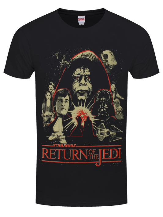 Star Wars Montage Men's Black T-Shirt