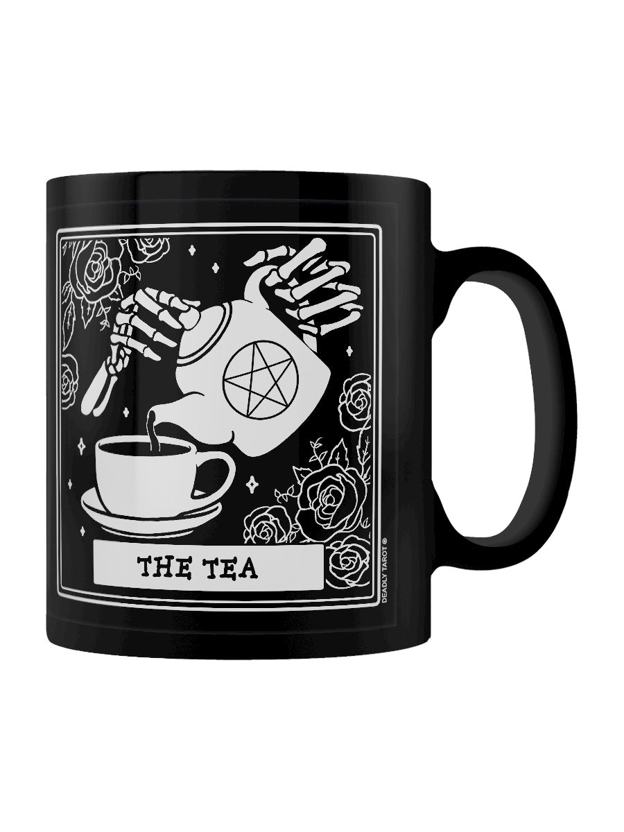 Deadly Tarot The Tea Black Mug
