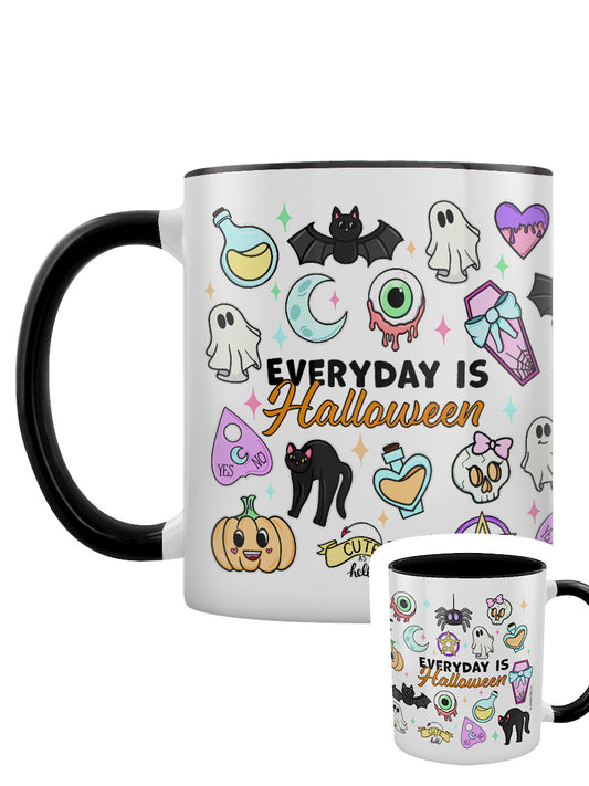 Galaxy Ghouls Everyday is Halloween Black Inner 2-Tone Mug