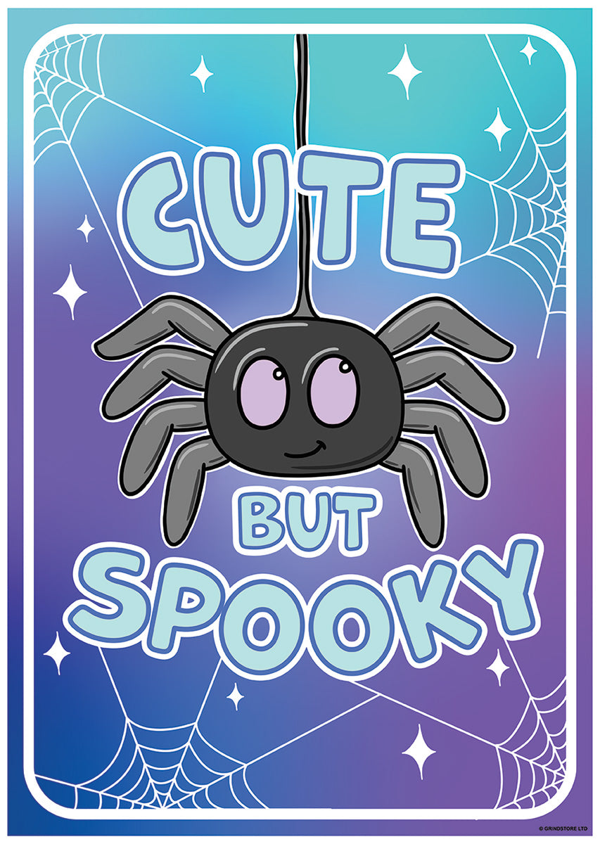 Galaxy Ghouls Cute But Spooky Mini Poster