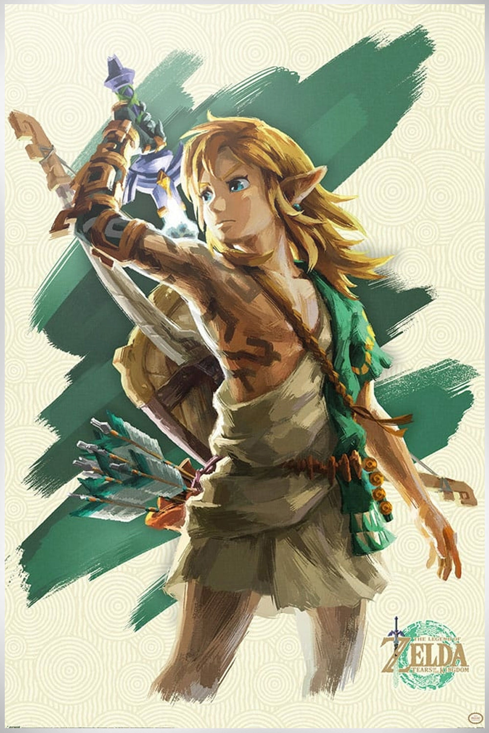 The Legend of Zelda Tears of the Kingdom Link Unleashed Maxi Poster