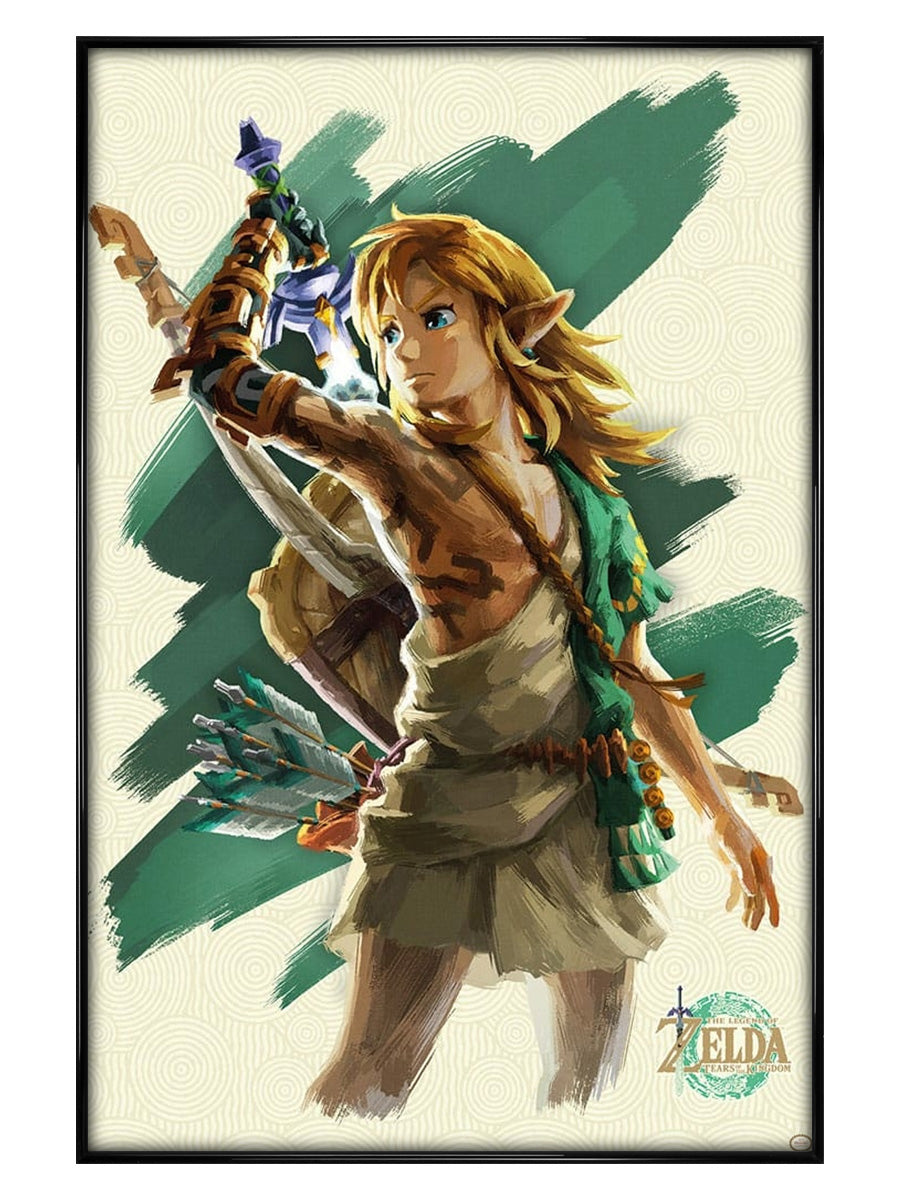 The Legend of Zelda Tears of the Kingdom Link Unleashed Maxi Poster
