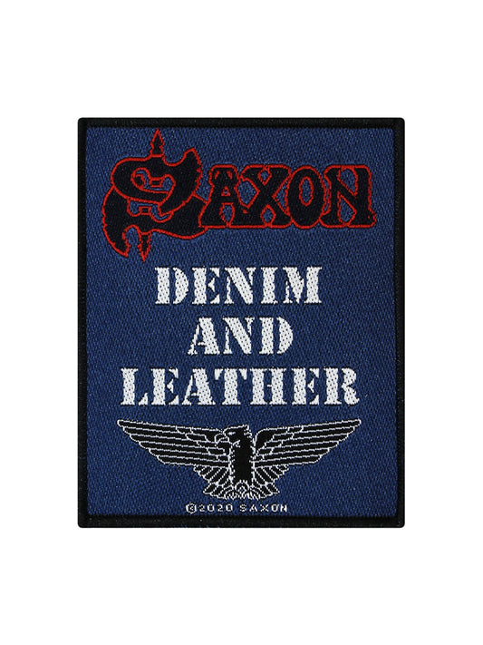 Saxon Denim and Leather Patch