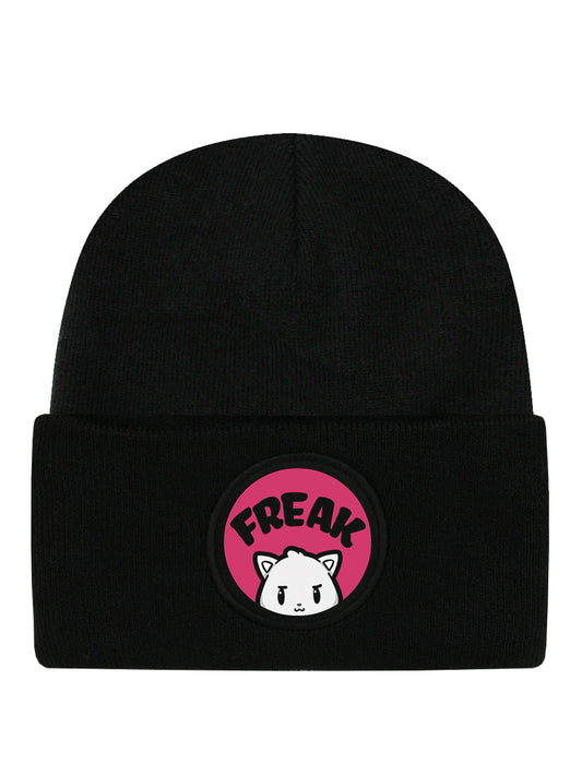 Freak Kitten Black Beanie