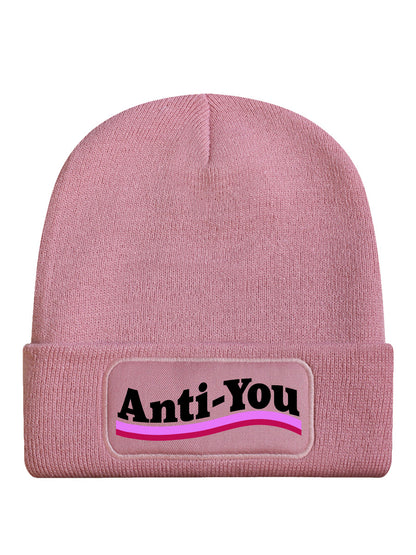 Anti-You Pale Pink Beanie