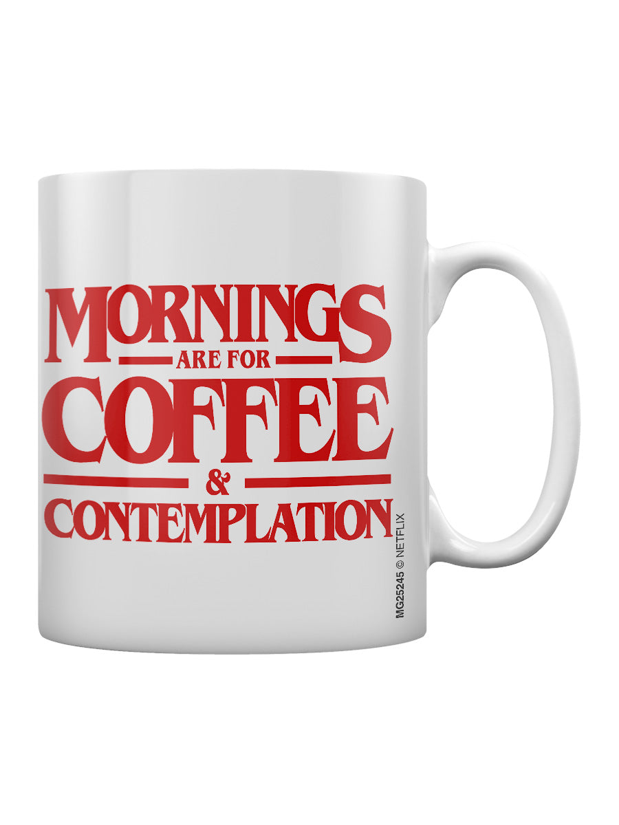 Stranger Things Coffee and Contemplation Mug