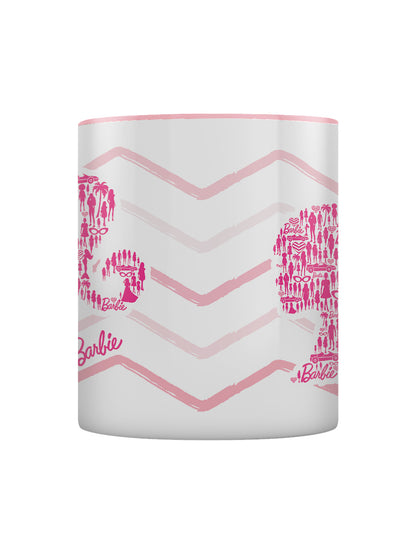 Barbie Barbie Head Pink Coloured Inner Mug