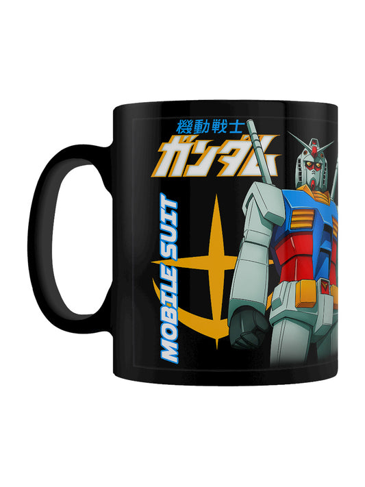 Gundam Classic Mech Black Mug