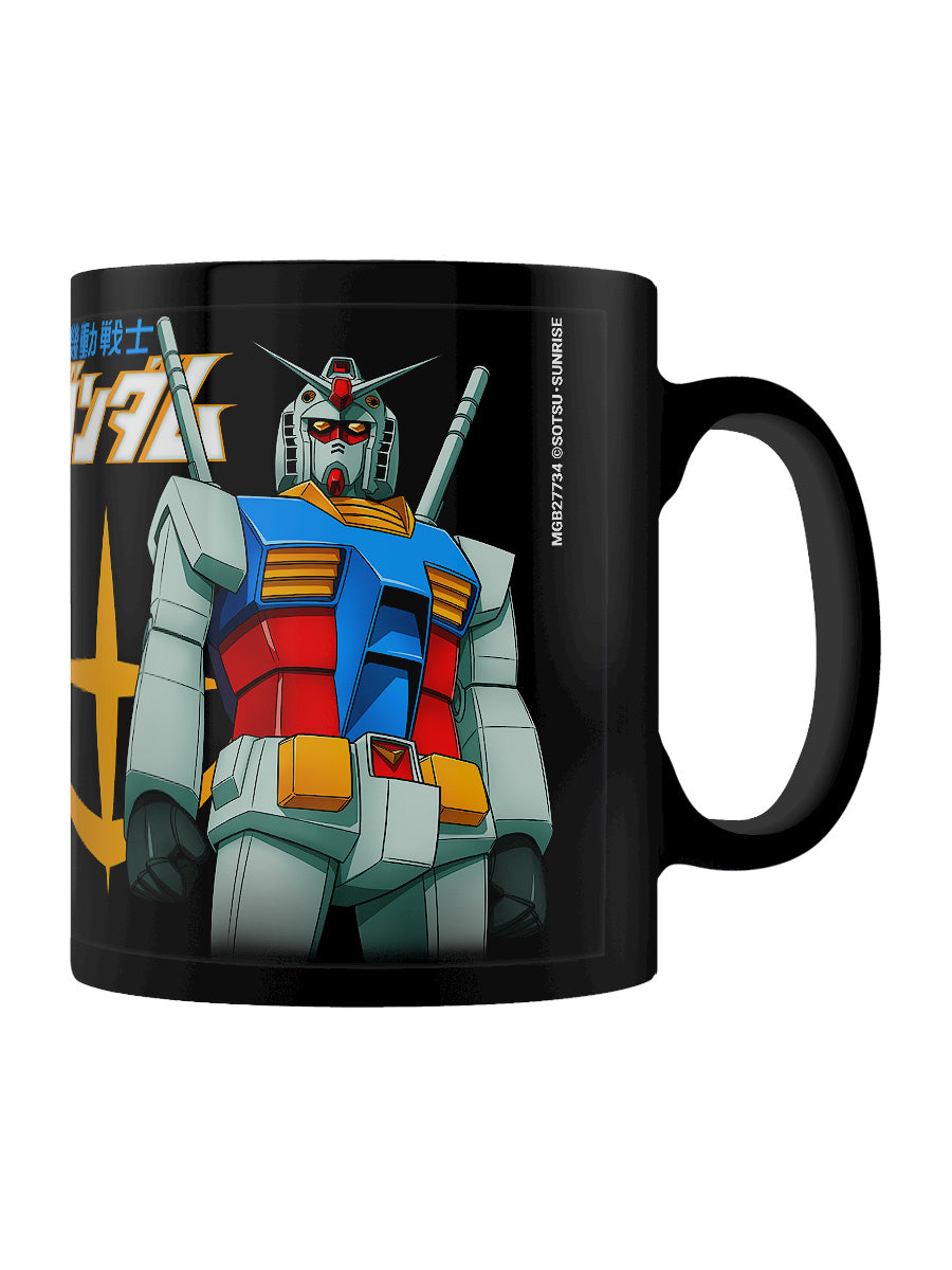 Gundam Classic Mech Black Mug