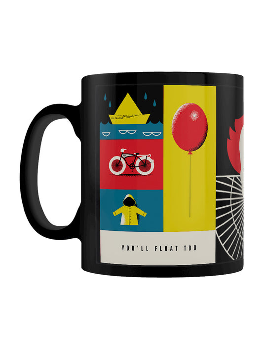 Warner Bros. Art Of The 100th (You'll Float Too) Black Mug