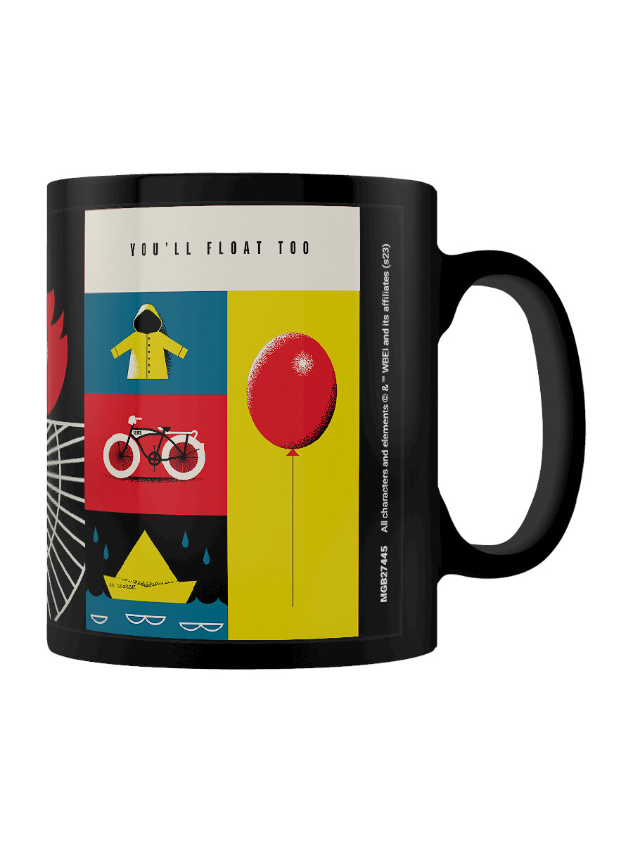 Warner Bros. Art Of The 100th (You'll Float Too) Black Mug