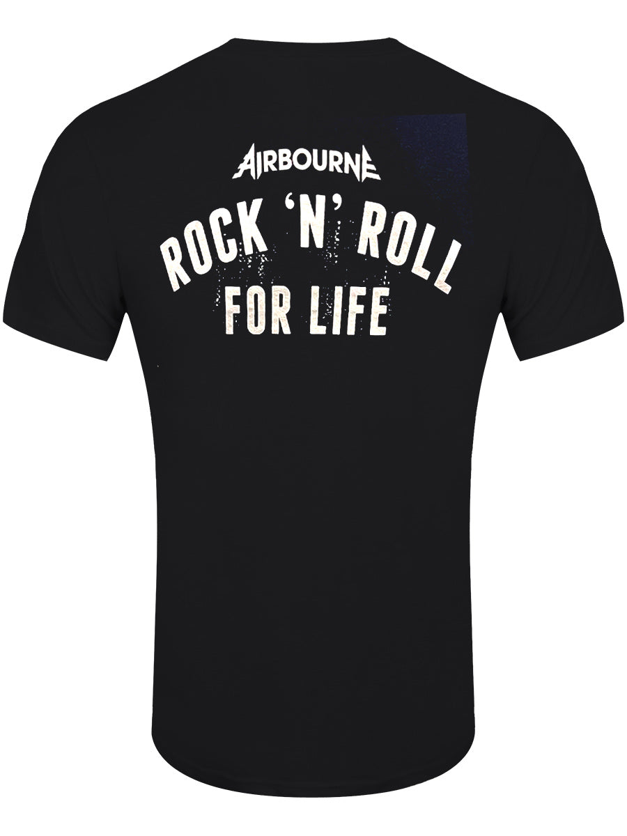 Airbourne R 'n' R Boneshaker Men's Black T-Shirt