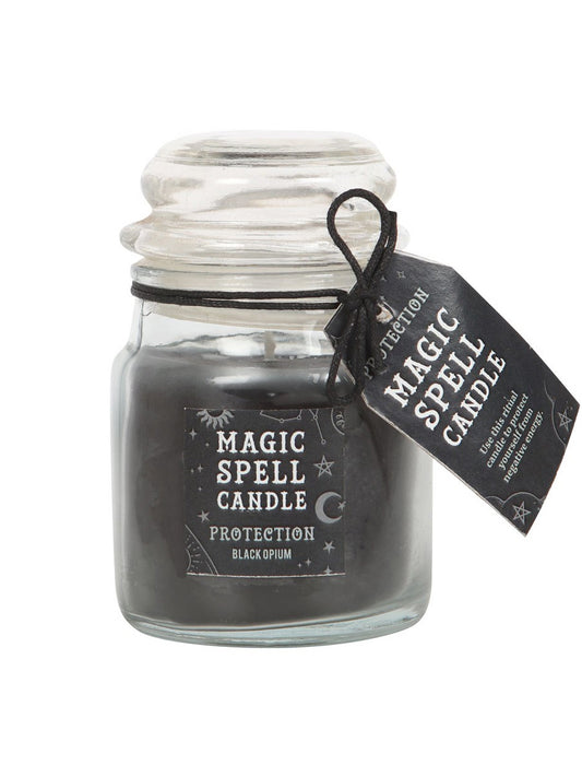 Opium Protection Magic Spell Candle Jar