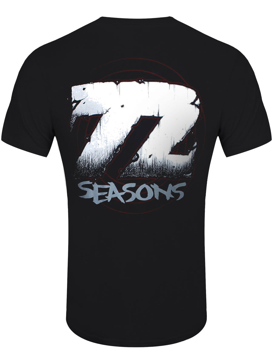 Metallica Skull Screaming Red 72 Seasons Men's Black T-Shirt