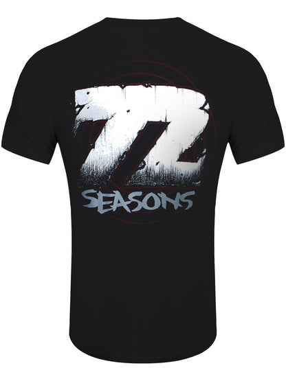 Metallica Skull Screaming Red 72 Seasons Men's Black T-Shirt