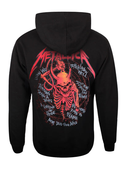 Metallica Skull Screaming Red 72 Seasons Men's Black Pullover Hood