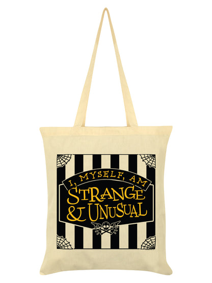 I, Myself, Am Strange & Unusual Cream Tote Bag