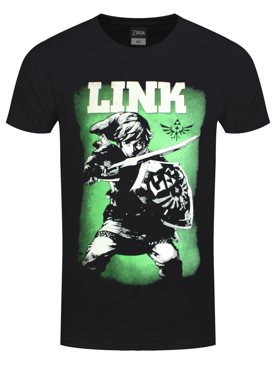 Nintendo Legend of Zelda Hero of Hyrule Men's Black T-Shirt