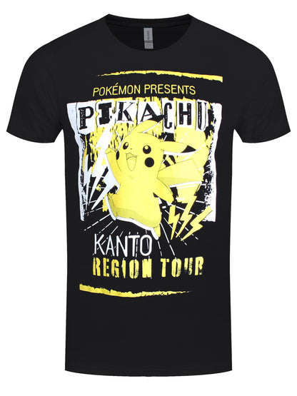 Pokemon Kanto Region Tour Men's Black T-Shirt