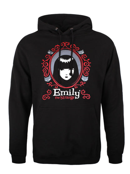 Emily The Strange Frame Ladies Black Pullover Hoodie