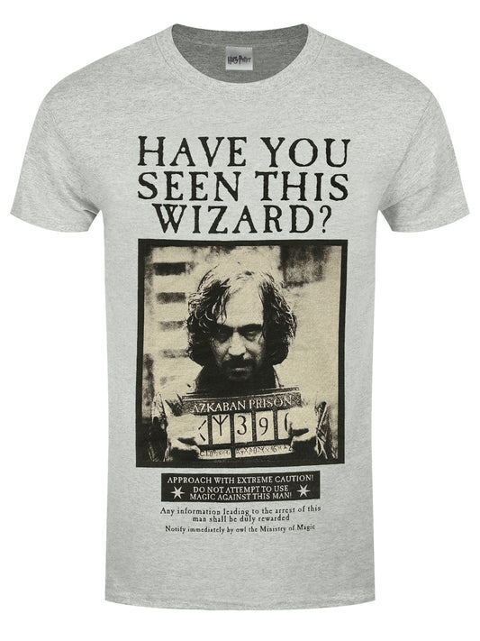 Harry Potter Sirius Black Poster Men's Heather Grey T-Shirt