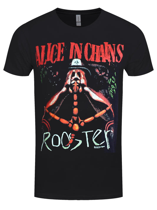 Alice In Chains Rooster Men's Black T-Shirt