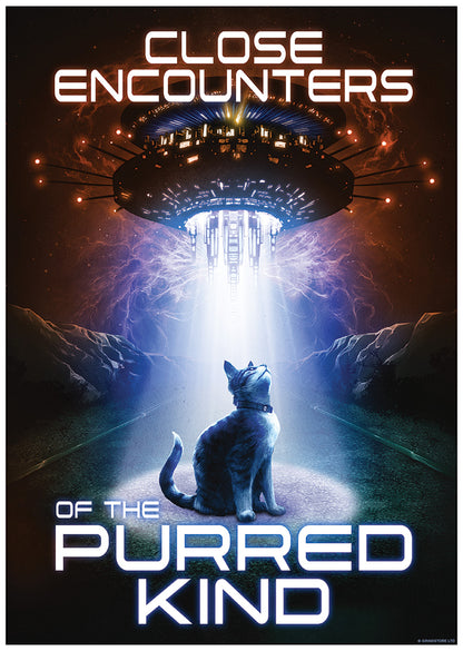 Close Encounters of the Purred Kind Mini Poster
