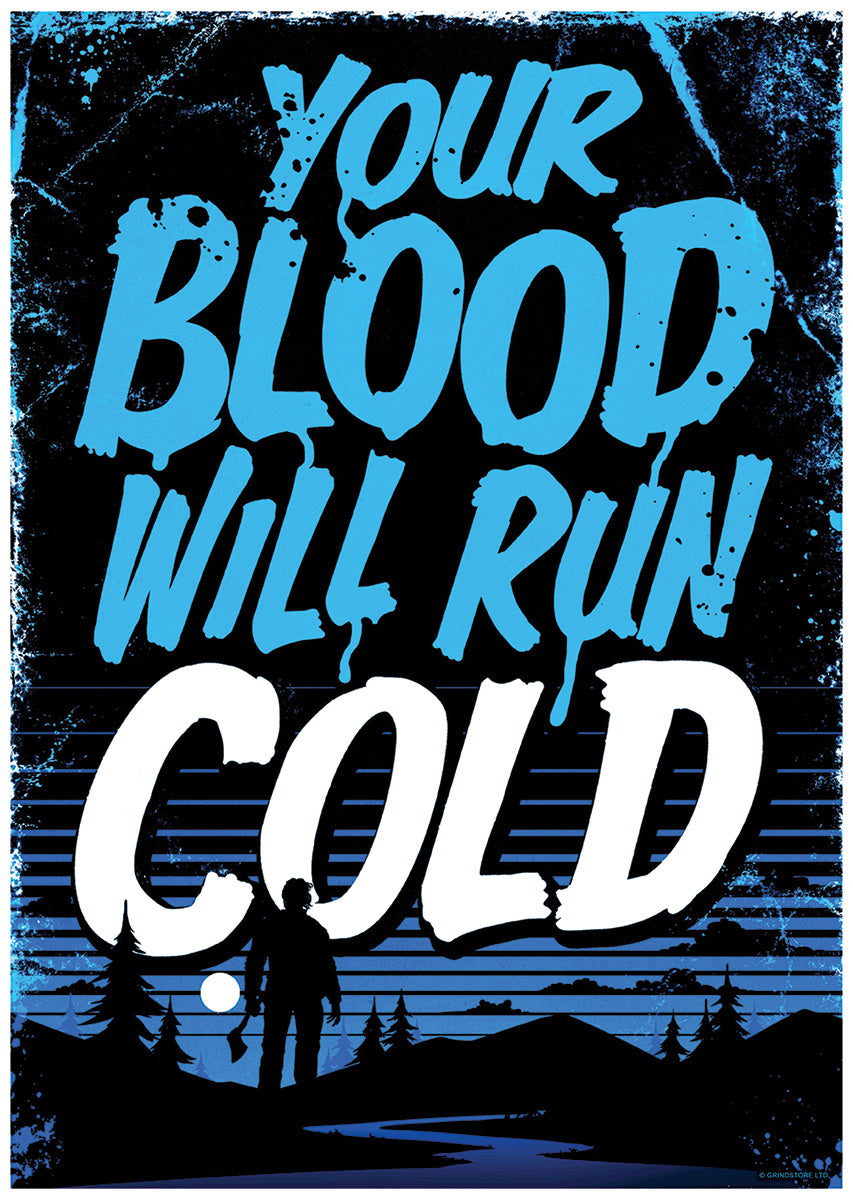 Your Blood Will Run Cold Horror Mini Poster