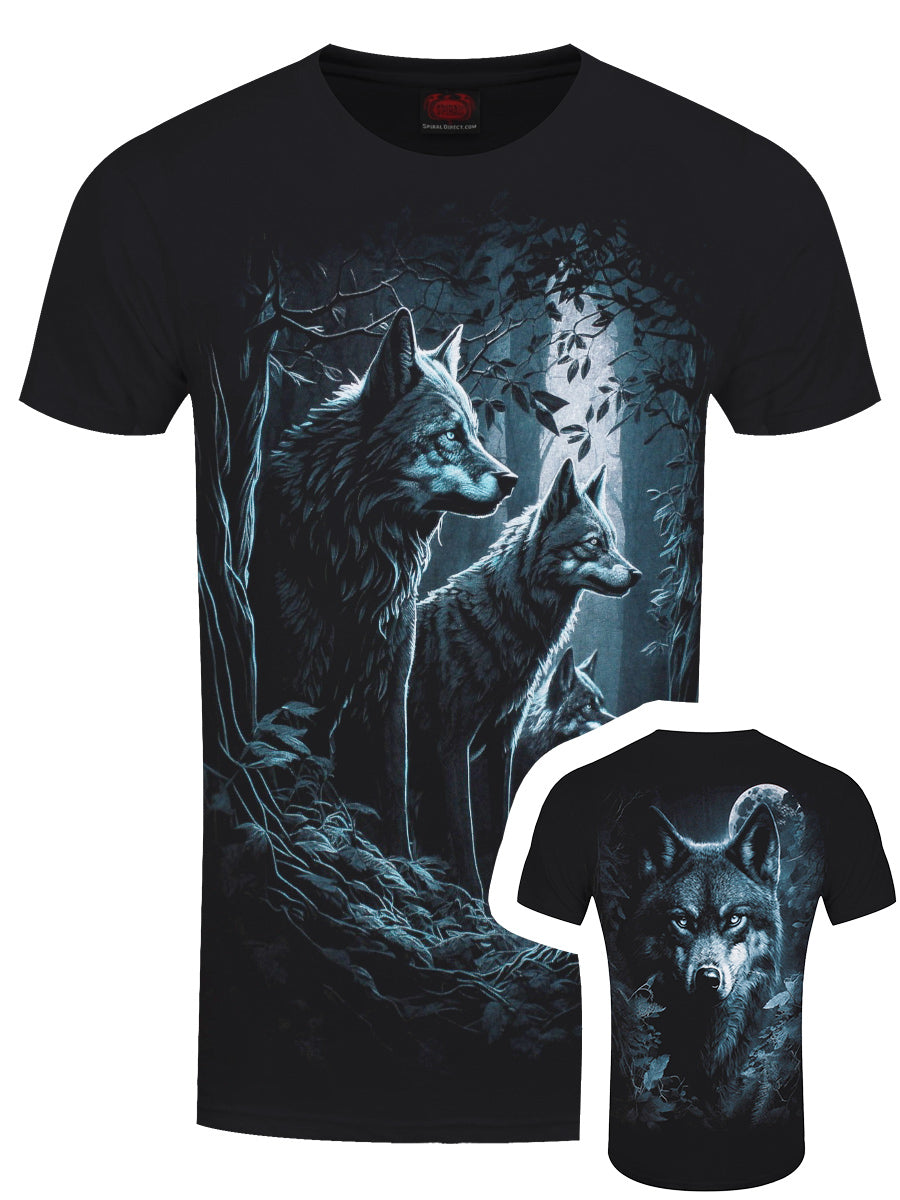 Spiral Forest Guardians Men's Black T-Shirt