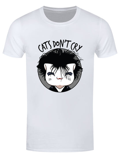 VIPets Cats Don't Cry Men's White T-Shirt