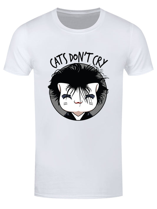 VIPets Cats Don't Cry Men's White T-Shirt