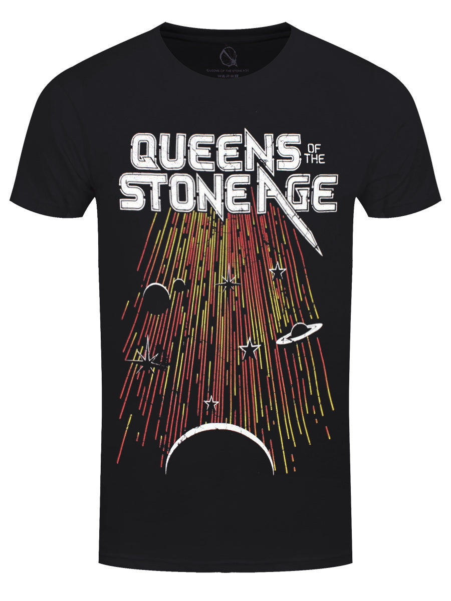 Queens Of The Stone Age Meteor Shower Men's Black T-Shirt