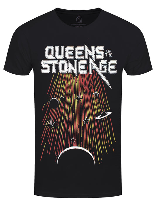 Queens Of The Stone Age Meteor Shower Men's Black T-Shirt