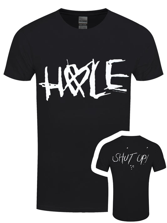 Hole Shut Up Men's Black T-shirt