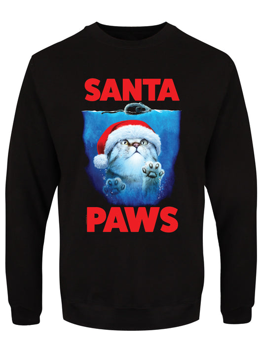 Horror Cats Santa Paws Black Christmas Jumper