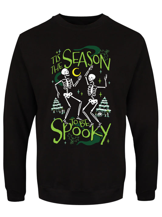 Tis The Season To Be Spooky Black Christmas Jumper