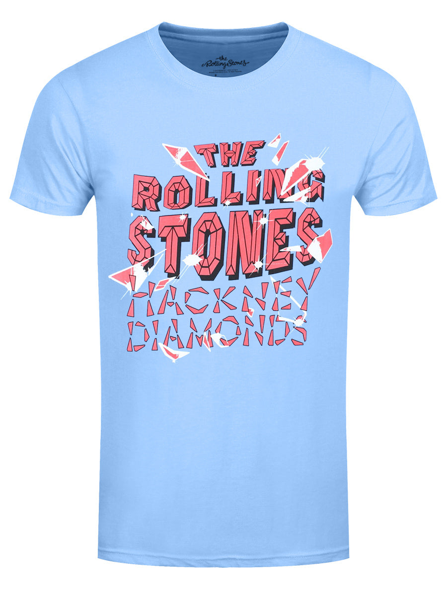 The Rolling Stones Hackney Diamonds Shatter Men's Blue T-Shirt