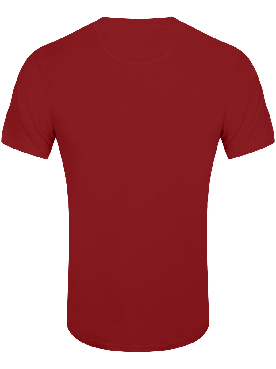 Fall Out Boy Save R&R Men's Burgundy T-Shirt