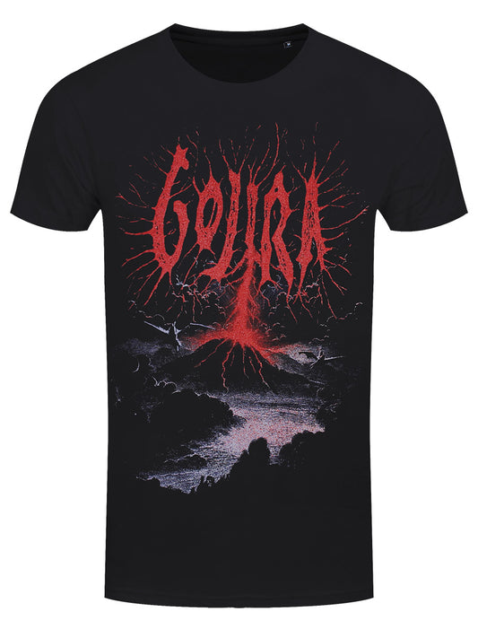 Gojira Lightning Strike Men's Black Organic T-shirt