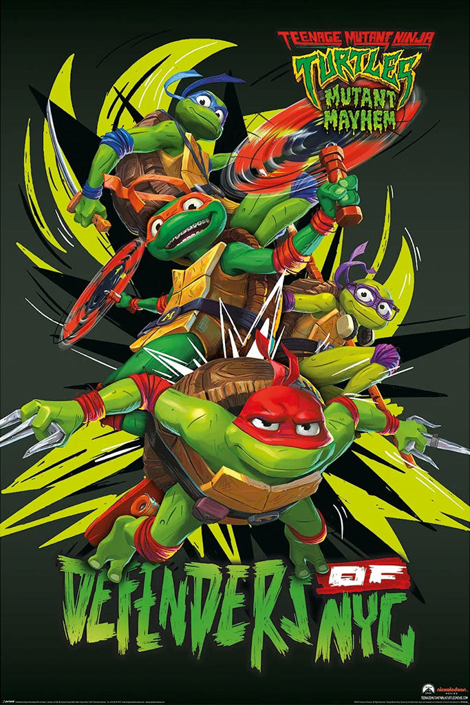 Teenage Mutant Ninja Turtles: Mutant Mayhem (Defenders Of Nyc) Maxi Poster