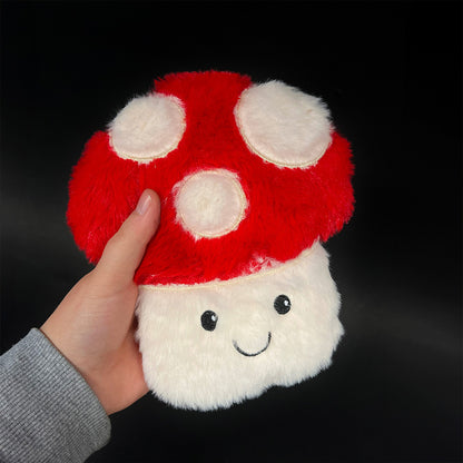 Mushroom Toadstool Microwavable Plush Lavender Heat Pack