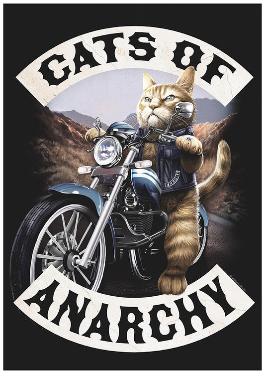 Horror Cats Cats Of Anarchy Mini Poster