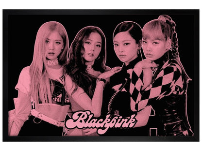 Black Pink Group Pink Maxi Poster
