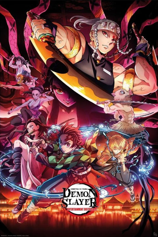 Demon Slayer Entertainment District Maxi Poster