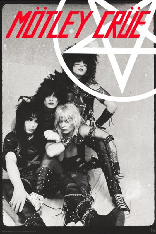 Motley Crue Pentangle Maxi Poster