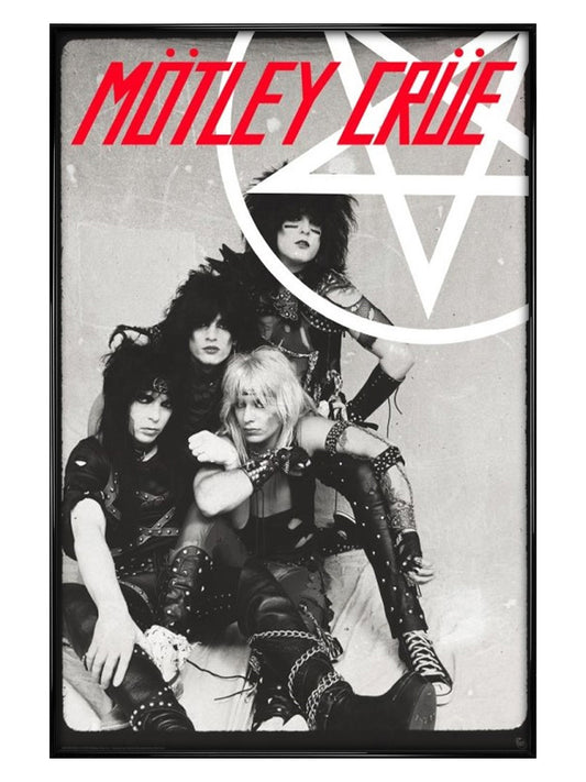 Motley Crue Pentangle Maxi Poster